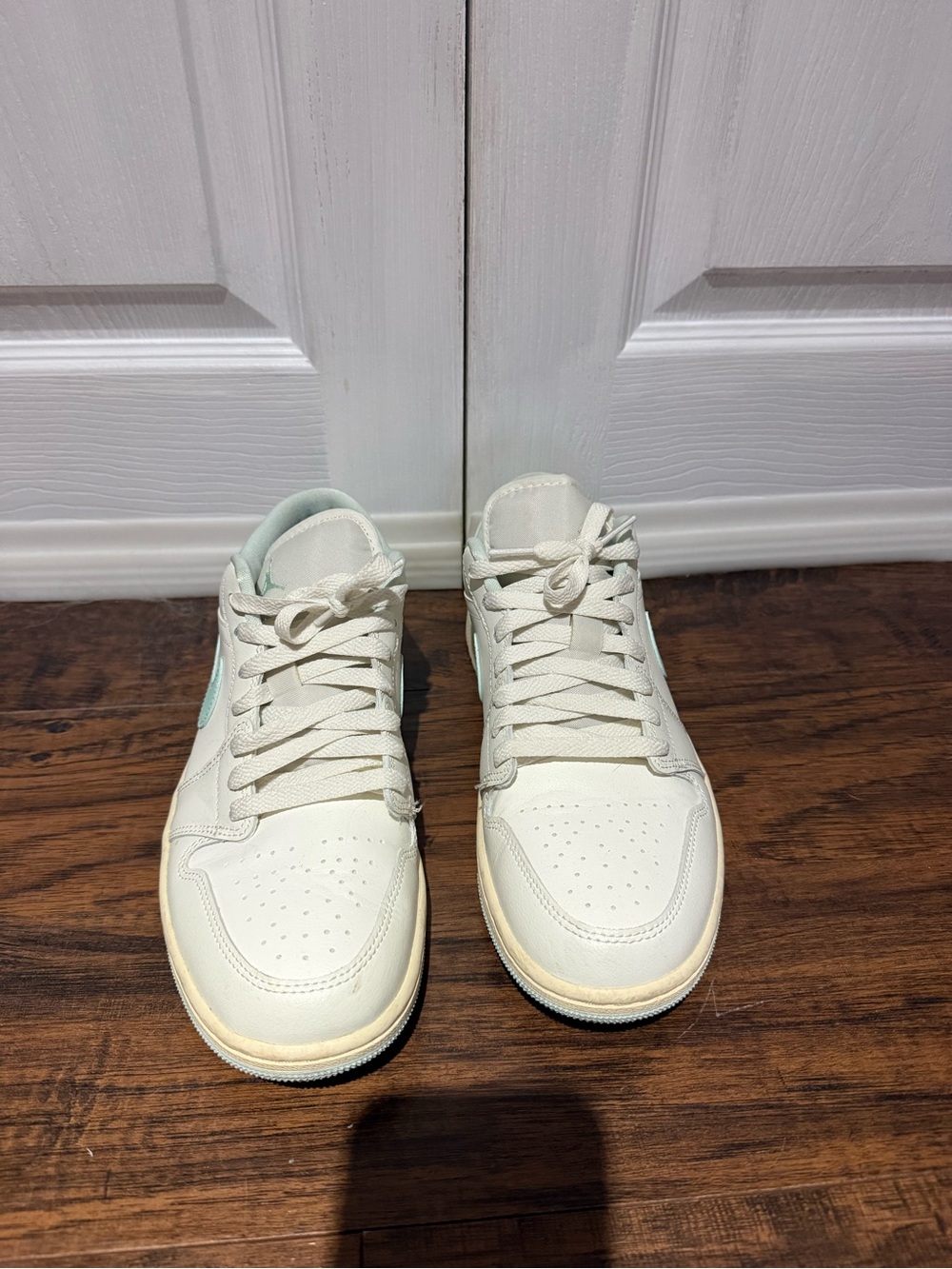Jordan Women's Low Top Sneakers in Mint Accent - Picture 2 of 5